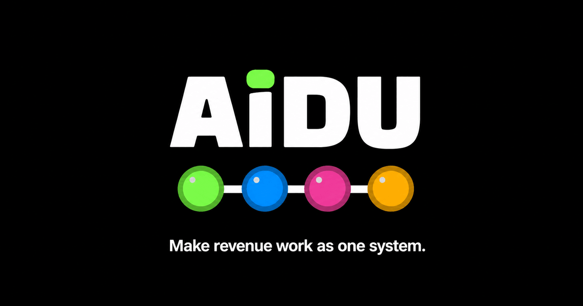 Screenshot of aidu.agency